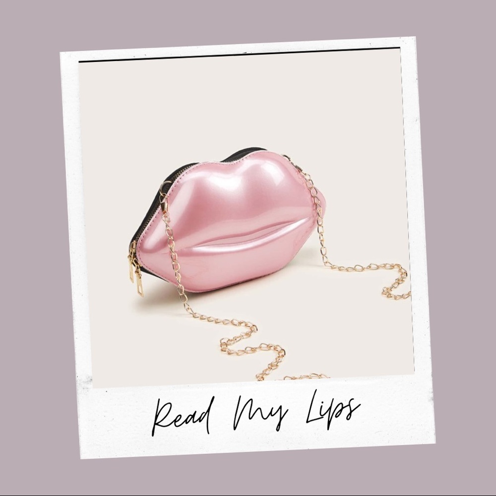 COPY - Read my lips purse
